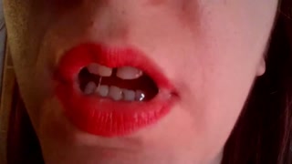 I chew you completely like a little insect I crush your bones like this sweet!