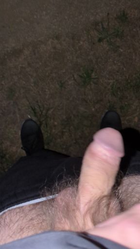 Jerk off Outdoors