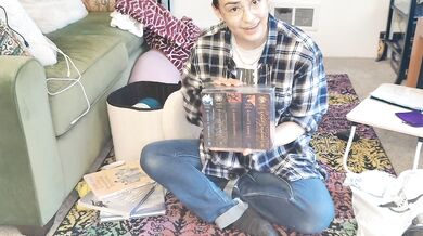 opening my birthday present!!!