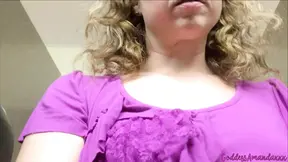 Sexy Goddess Peeing & Showing Off in Public Toilets