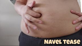 Fingering My Fat Belly with Spit – Belly Slapping, Grabbing, Rubbing and Deep Touches on My Soft Stomach Fetish