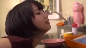 Feisty Japanese minx gets down and dirty in steamy JAV flick