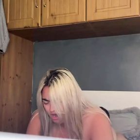 Dirty Talking British BBW Wife Reverse Cowgirl