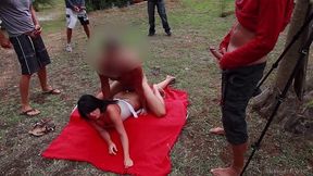 Free Fuck On The Beach! The Ultimate Cum Party! Everyone Can Cum! With Alexandra Wett