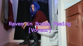 Raven Sage Eldritch in Boots Peeing [Voyeur]