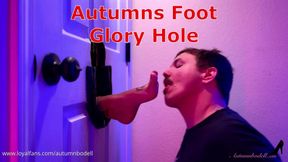 Autumn Bodell's Foot Glory Hole - Foot Domination Through Glory With High Heels, Foot Worship, Foot Gagging, Toe Sucking, And Sole Licking