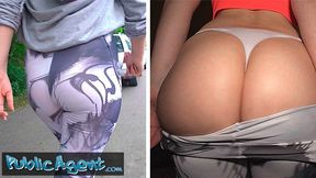 Cute JOGGER OHNE MAKE-UP Von einem Fremden gefickt - PUBLIC AGENT