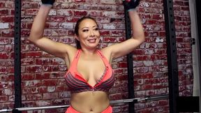 Nyssa Nevers & Maxine X In Fitness Lesbian Action! Pussy Playing Time!