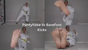 Karate Kick Beat Down Feet JOI