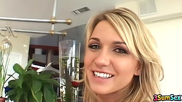 Sexy Blondes Lacie and Dana Wild Threesome Experience