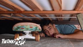 TWINKPOP - Jake Preston Flip-Fucks Skater Cameron Neuton After A Domino Mishap Exposes His Round Ass