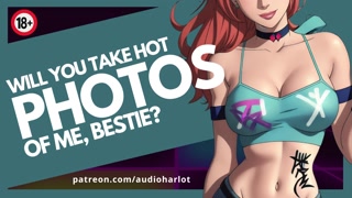 Helping Your Fitness Model Bestie Take Photos For A Competition (Audio Porn)