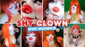 Shy Submissive Redhead Clown Compilation