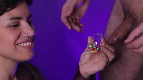 Spoonful of cum and candies