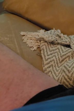 Lying on the Sofa with a Big Cock Dreaming