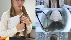 A wet lesson Chloe won't forget “custom video”