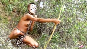 ”African Short Hair Black Teen Bianka Seduce Stranger To Fuck”