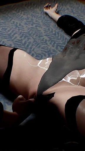 Futa Yorha 2b Is Having Sex with Another 2b Unit - Nier Automata