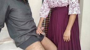 Beautiful Big Stepsister Seduce and Fuck Her Stepsister Stepbrother, Desi Sex with Real Hindi Audio