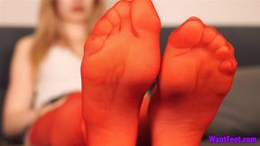Sheer Soles Seduce You - Pantyhose - HD MP4