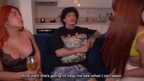 I have a secret threesome with my girlfriend and her best friend without her knowing.