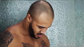 ”Tall muscled Pierce Paris & Jason Vario  each others cocks before ass pumping se”