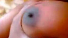 Giving a tit massage for my chubby busty dark skinned Indian GF