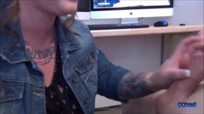 Big Tit BBW Tattiana gives a surprise sensual blowjob