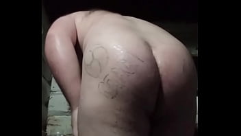 A fat-assed prostitute masturbates on camera, cums, rinses her mouth with fresh cum, pours dirty cum all over her face!