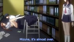 Ringetsu 2 - Hentai Academy Girl Caught Masturbating In Library Gets Virgin Pussy Fucked