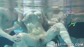 Sizzling Suzuna Komiya &mdash;  a sordid and depraved Asian femme fatale &mdash;  gorges on an unforgettable poolside cocksucking extravaganza