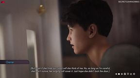 Ms.Denvers 02 Developed By Pop Toc - His Hot MILF Stepmom Caught Him Watching Her While She Was Taking a Shower