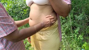 College Student with Uniform Lesbian Outdoor