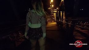 the wonderful actress melody antunes took a walk, super excited decides to give the best blowjob on the catwalk and very horny let her enjoy everything inside her greludo pussy! that yummy!