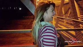 the wonderful actress melody antunes took a walk, super excited decides to give the best blowjob on the catwalk and very horny let her enjoy everything inside her greludo pussy! that yummy!
