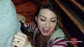 the wonderful actress melody antunes took a walk, super excited decides to give the best blowjob on the catwalk and very horny let her enjoy everything inside her greludo pussy! that yummy!