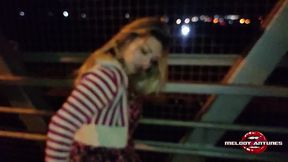 the wonderful actress melody antunes took a walk, super excited decides to give the best blowjob on the catwalk and very horny let her enjoy everything inside her greludo pussy! that yummy!