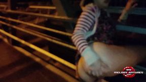 the wonderful actress melody antunes took a walk, super excited decides to give the best blowjob on the catwalk and very horny let her enjoy everything inside her greludo pussy! that yummy!