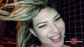 the wonderful actress melody antunes took a walk, super excited decides to give the best blowjob on the catwalk and very horny let her enjoy everything inside her greludo pussy! that yummy!