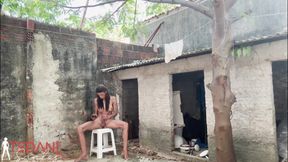 Daniela Santos Performs Fetish Foot Job Complete with Cumshot.