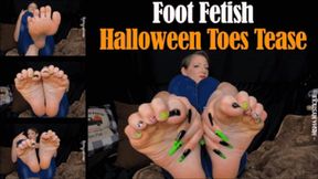 Foot Fetish: Halloween Toes Tease - wmv