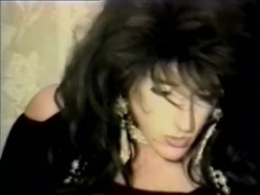 Horny guy gets stuffed with tranny cock in his mouth and sucks it deep - Vintage video