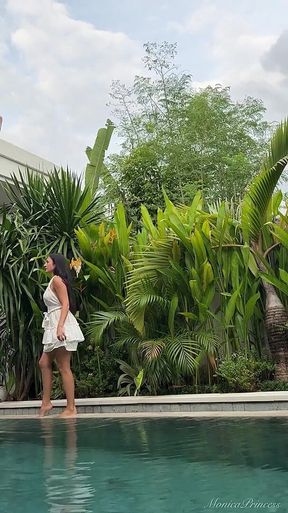 Hot Brunette Tease: Legs, Heels & Naughty Peeks