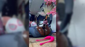 Cosplay Spider-Girl's Room-Flooding Squirting Orgasm