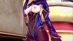 Mona owes money and pays with sex | 2 | Genshin Impact | Full &amp_ Pov version on Sheer &amp_ PTRN: Fantasyking3