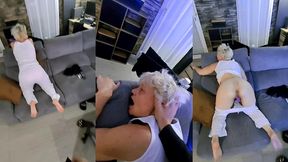 il me baise sauvagement au reveil et jouie sur mon cul