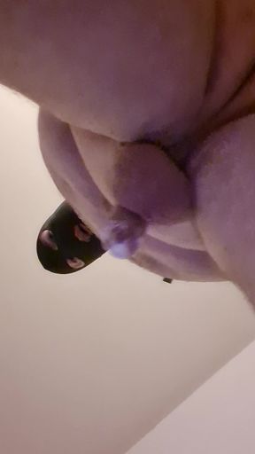 Fat slave sow whips the wax off her cock and the slut hole