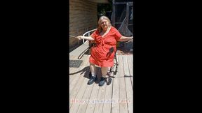 Happy Belated 4th of July Part 1 Strip Tease mp4