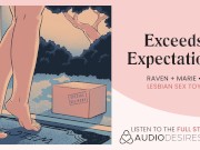 Trying out a strapless strapon with my girlfriend [audio sex stories] [lesbian] [femdom]