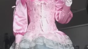 Smoking frilly sissy